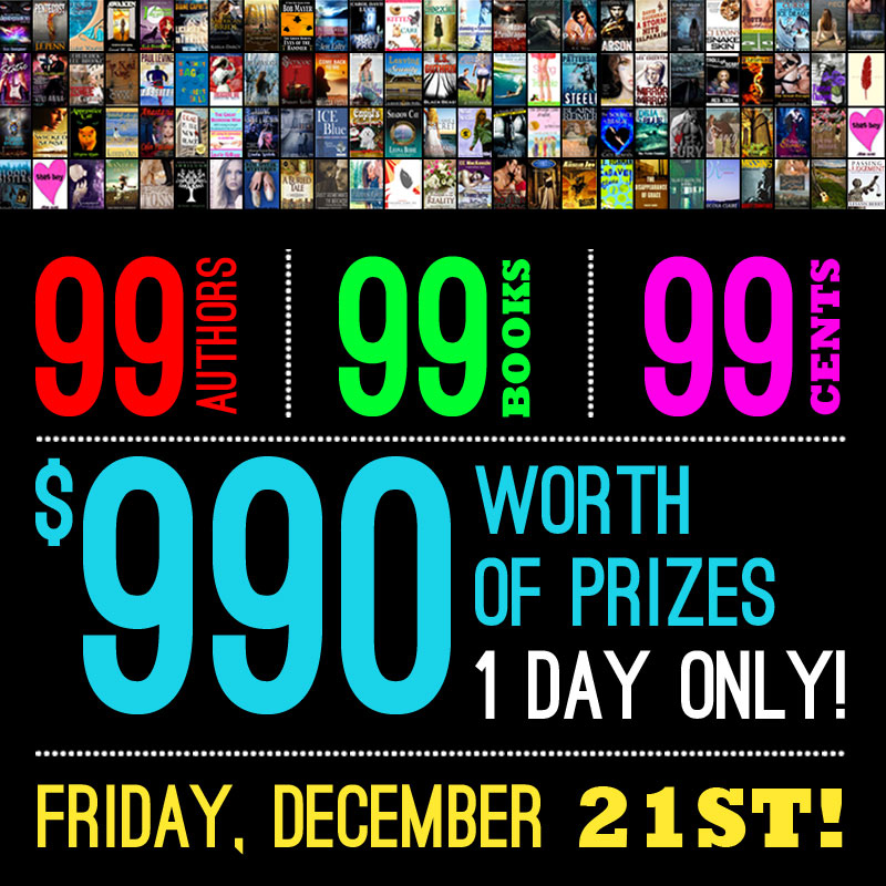 99 Authors. 99 Books. 99 cents. Friday December 21st Only.